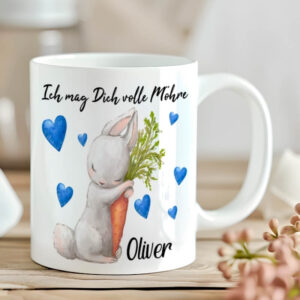 Tasse „Ich mag dich volle Möhre“